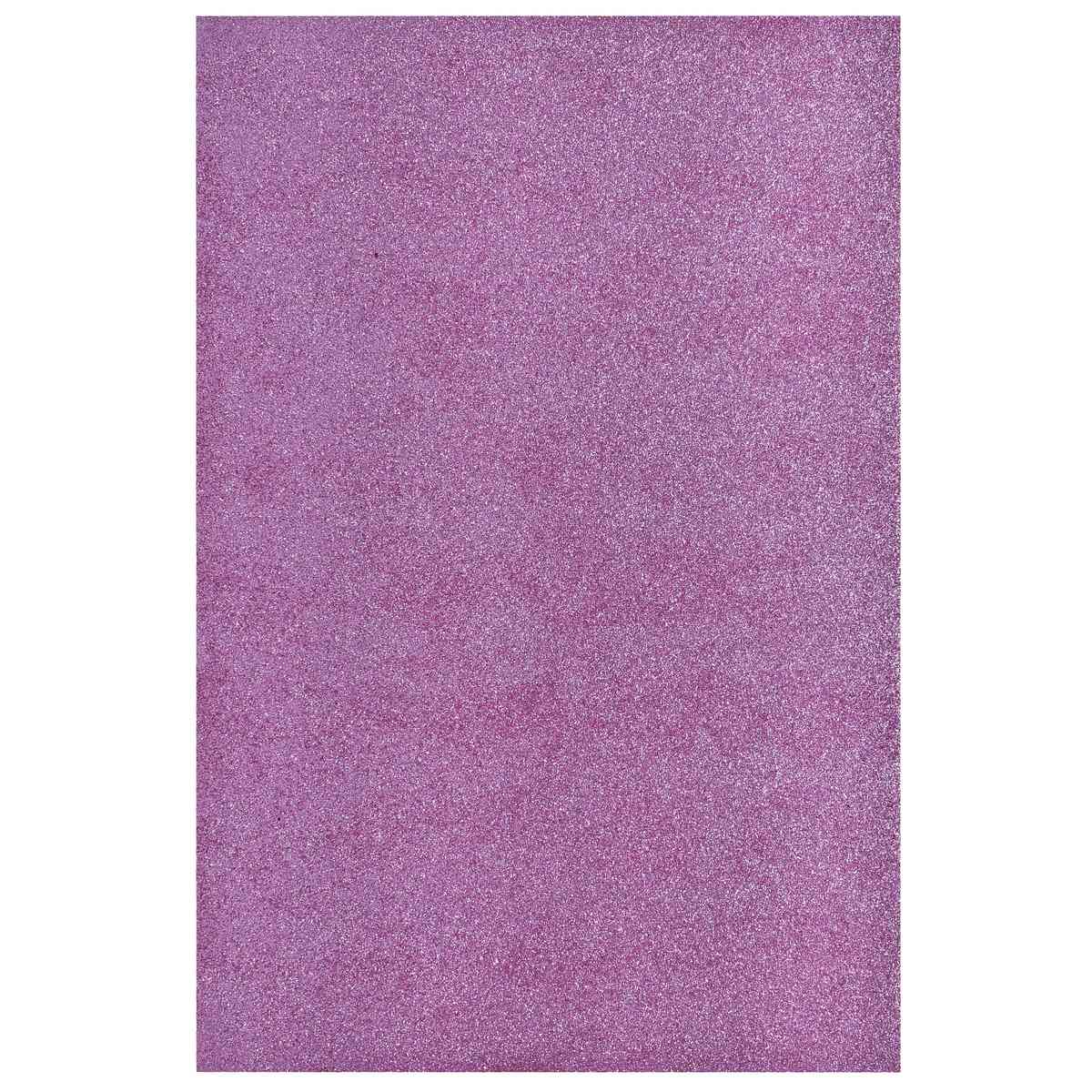 jags-mumbai Glitter Paper & Foam Sheet A4 Glitter Foam Sheet Without Stk B Pink 00196BPK