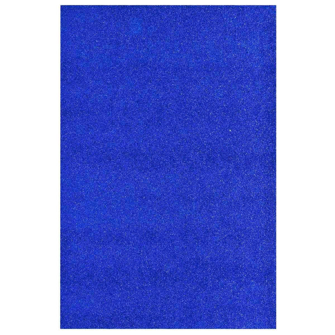 jags-mumbai Glitter Paper & Foam Sheet A4 Glitter Foam Sheet Without Stk N Blue 00196BL