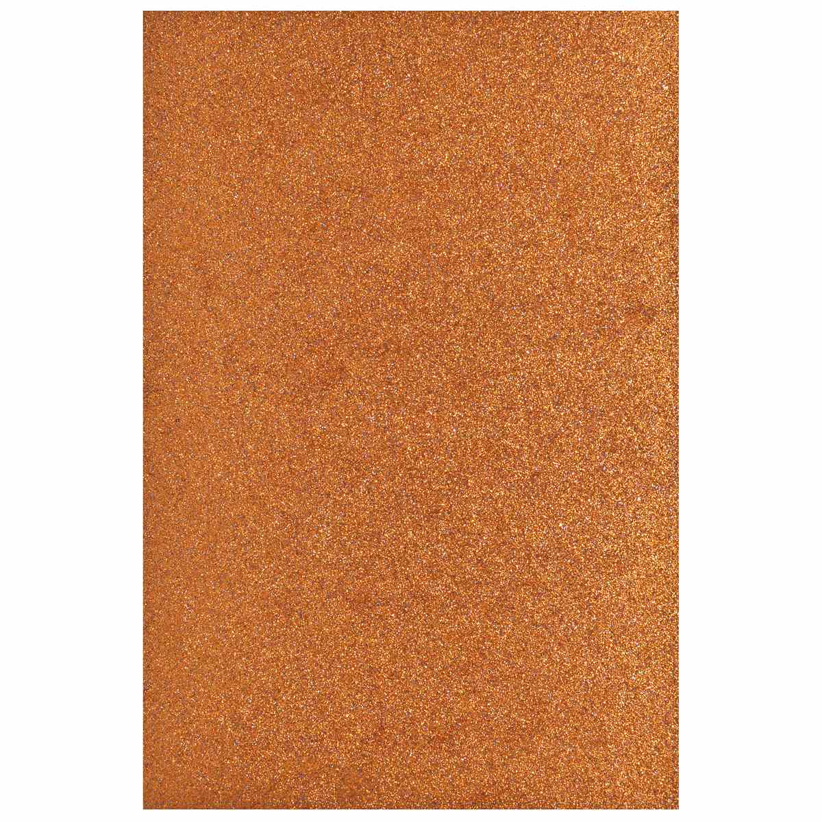 jags-mumbai Glitter Paper & Foam Sheet A4 Glitter Foam Sheet Without Stk Orange 00196OE
