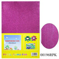 jags-mumbai Glitter Paper & Foam Sheet A4 Glitter Foam Sheet Without Stk R Pink 00196RPK