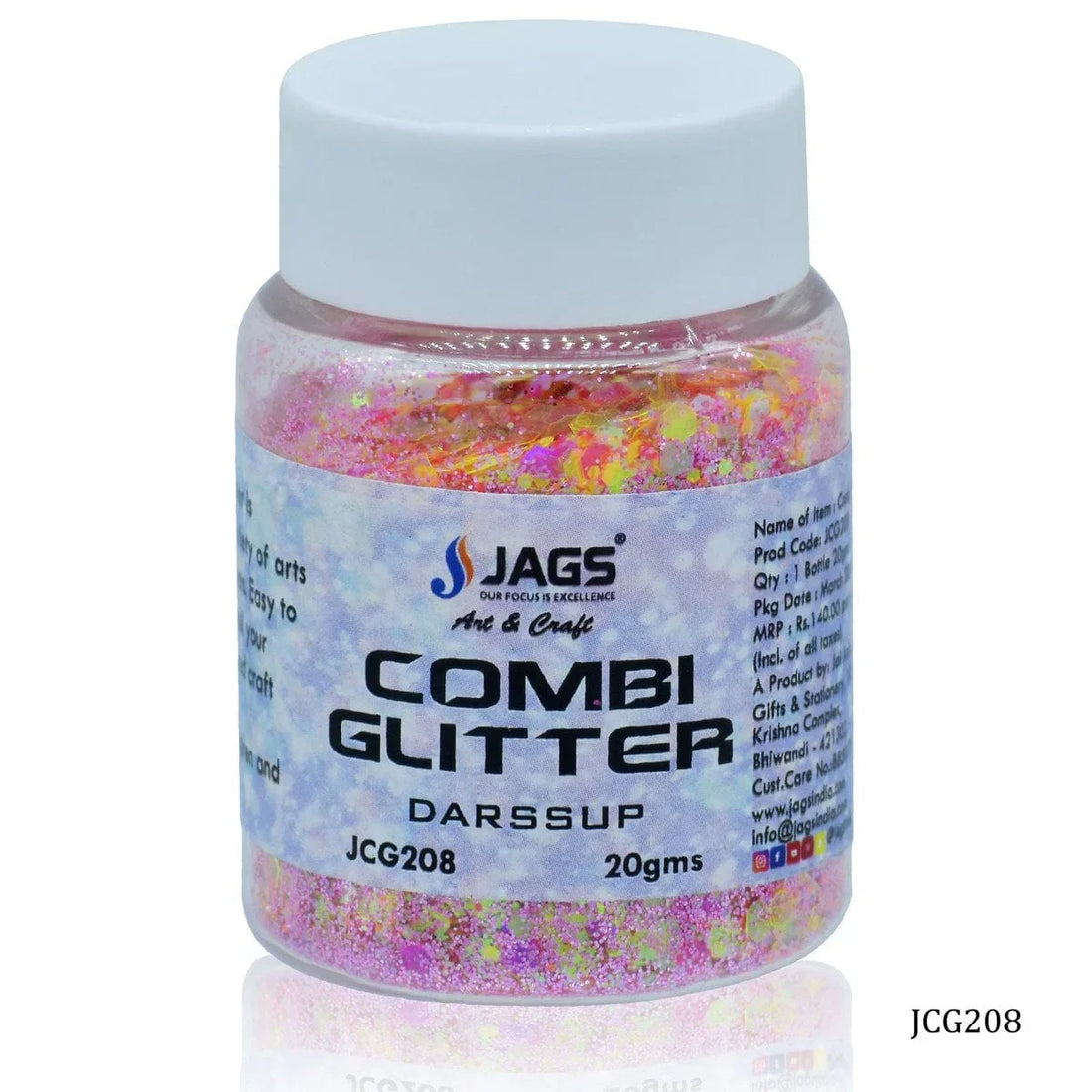 jags-mumbai Glitter Powder Combi Glitter 20Gsm