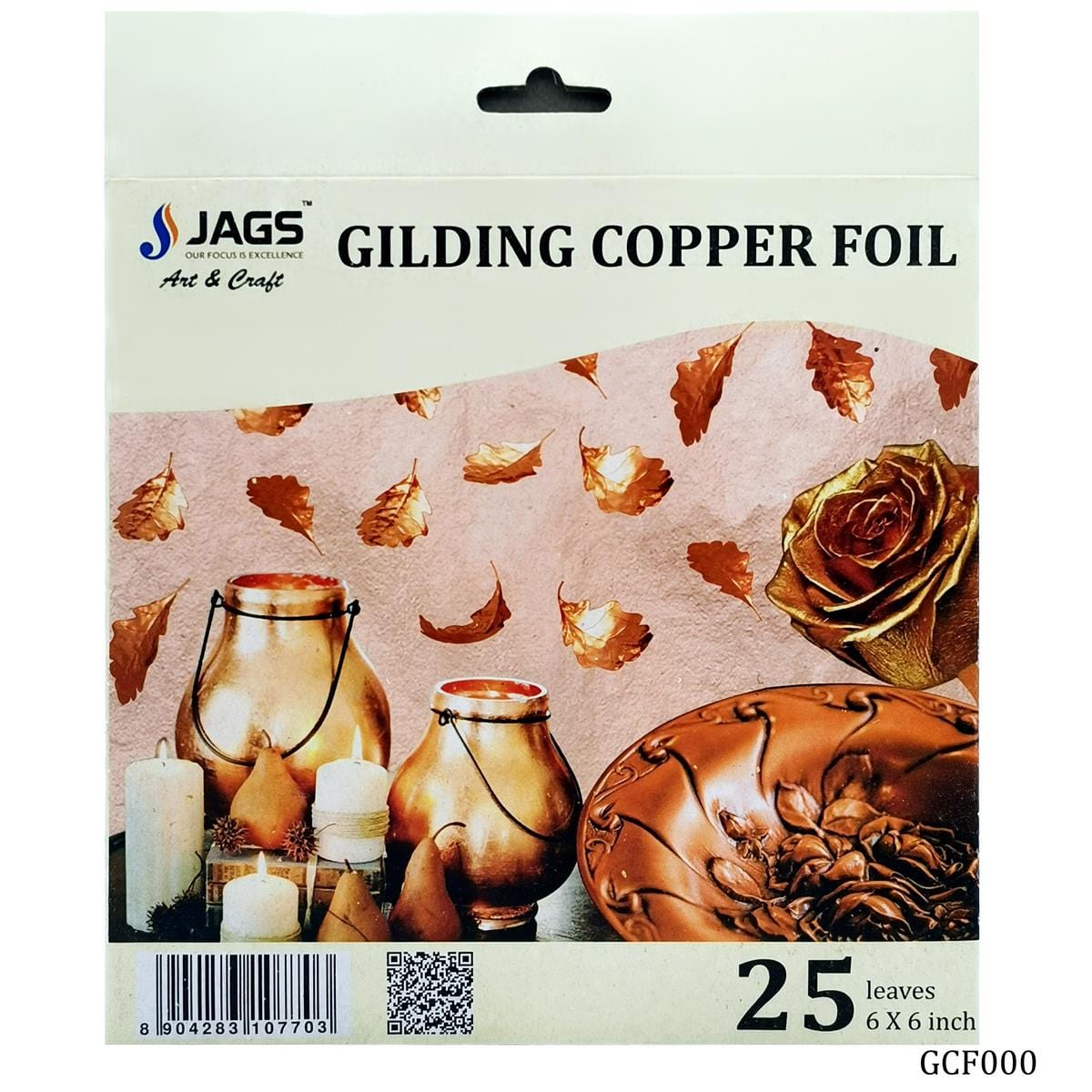 jags-mumbai Glitter Powder Jags Gliding Copper Foil Paper