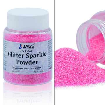 Jags Glitter Sparkle Powder 6 Pcs (2No) Mix Colour JGSP6P-2