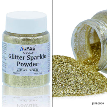 Jags Glitter Sparkle Powder Light Gold 20gm