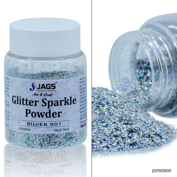 Jags Glitter Sparkle Powder Silver 901 20gm JGPHSR00