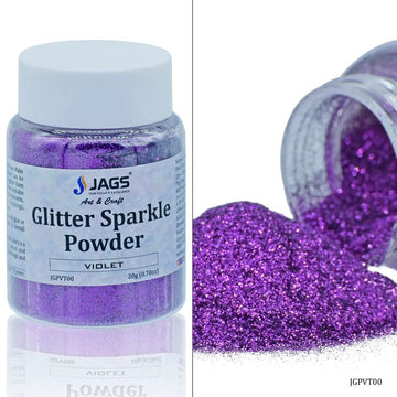 jags-mumbai Glitter Powder Violet Glitter Powder 20gms