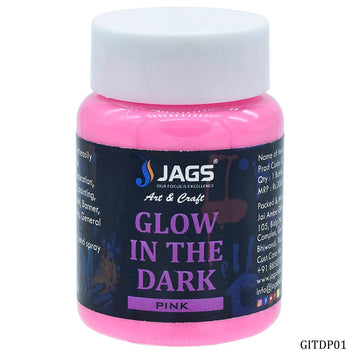 Glow In The Dark Paste 50gm Pink GITDP01