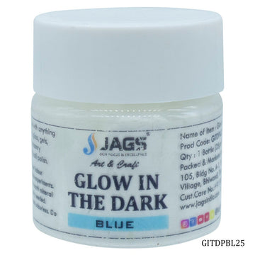 Glow in the Dark Powder 25gm Blue