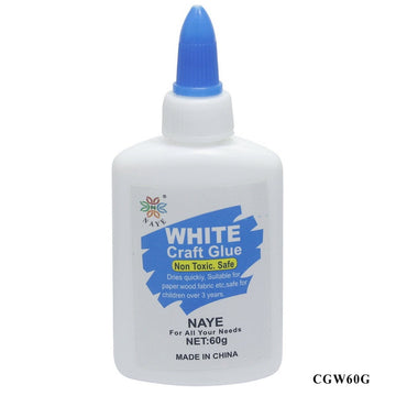 jags-mumbai Glue Craft Glue White Small Non Toxic Safe (60 gram)