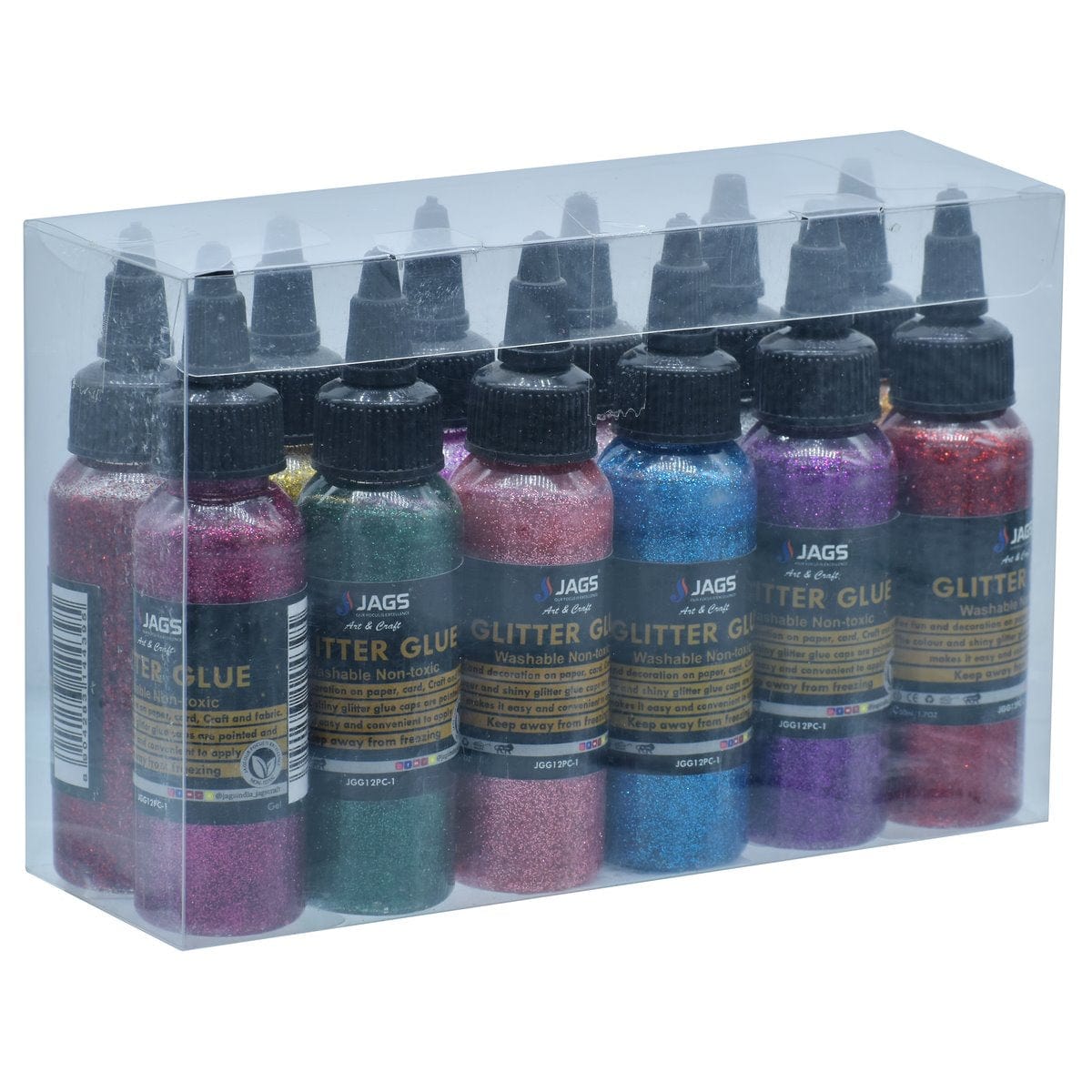 jags-mumbai Glue Glitter Glue Art Shaker 1 Colour Set | Contains 1 tube