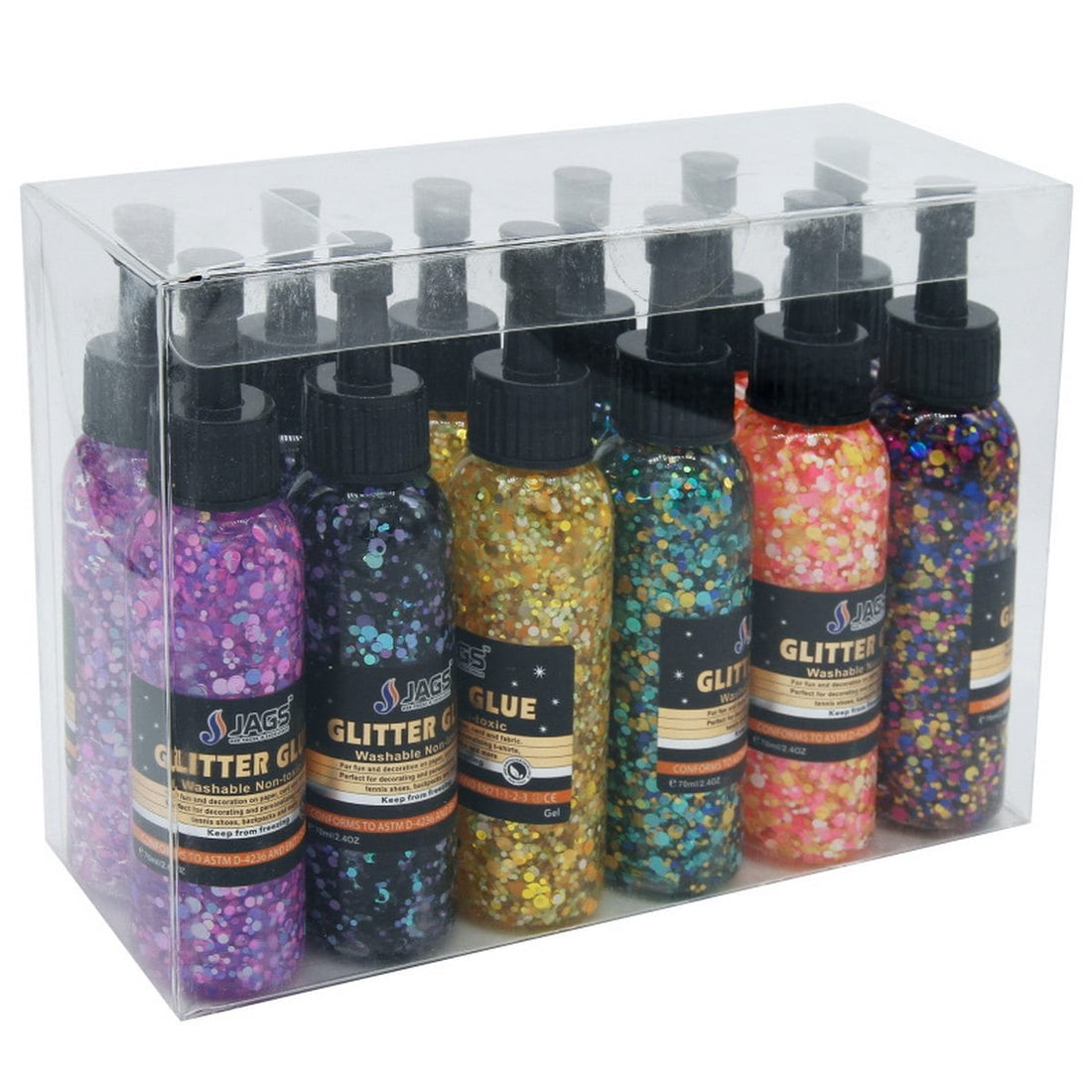 jags-mumbai Glue Resin sequins Glitter Glue Art Shaker -70ml (Contain 1 Unit)