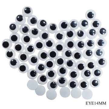 jags-mumbai Googly Eye Craft Googly Eye 14MM 50Pcs EYE14MM