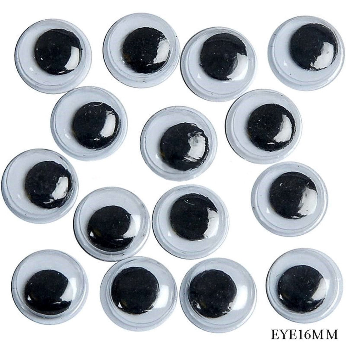 jags-mumbai Googly Eye Craft Googly Eye 16MM 60Pcs EYE16MM