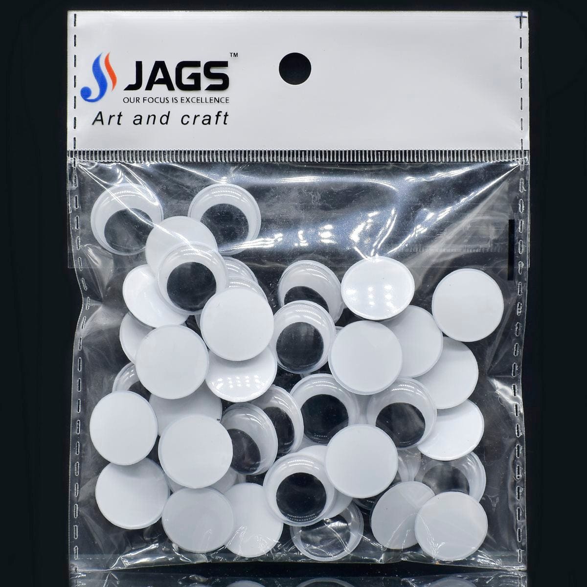 jags-mumbai Googly Eye Craft Googly Eye 18MM 50Pcs