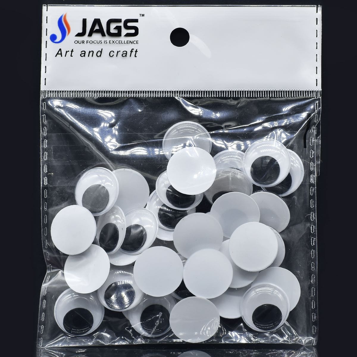 jags-mumbai Googly Eye Craft Googly Eye 20MM 40Pcs