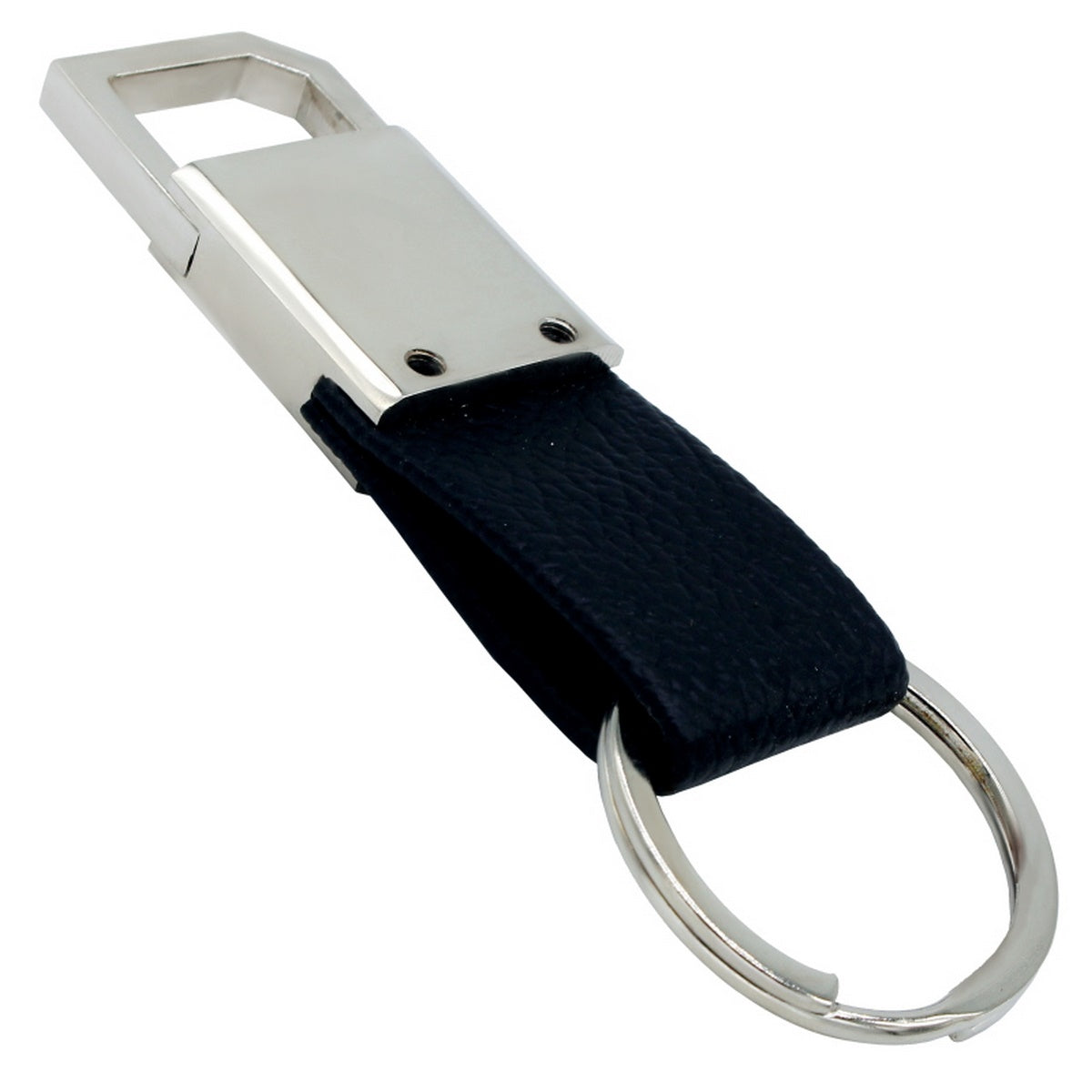 jags-mumbai Hook Key Chain lethar hook with ring black