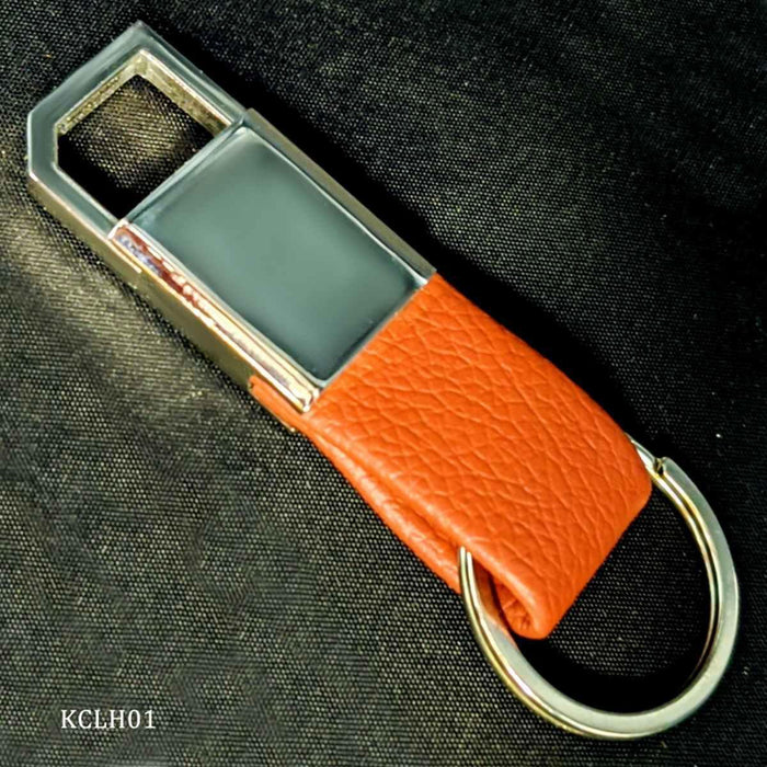 Key Chain Lethar Hook With Ring Red