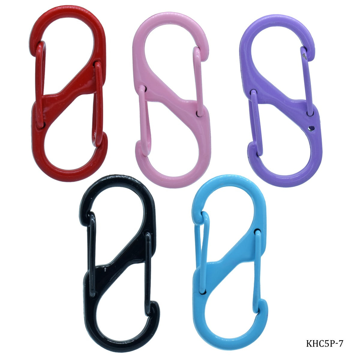 jags-mumbai Hook Key Ring Fitting Pack of 5 Colour S Hook KHC5P-7