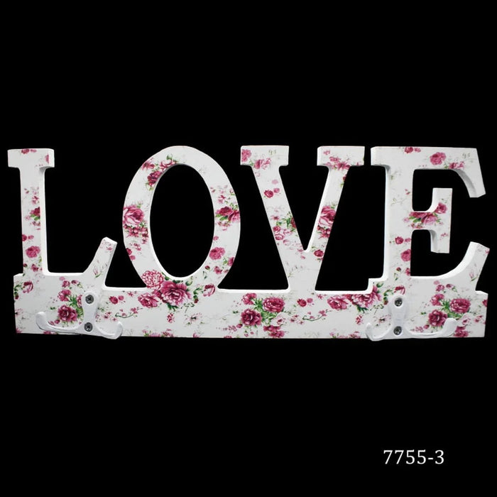 Wooden Hook | Printed | Fancy | Love & Home