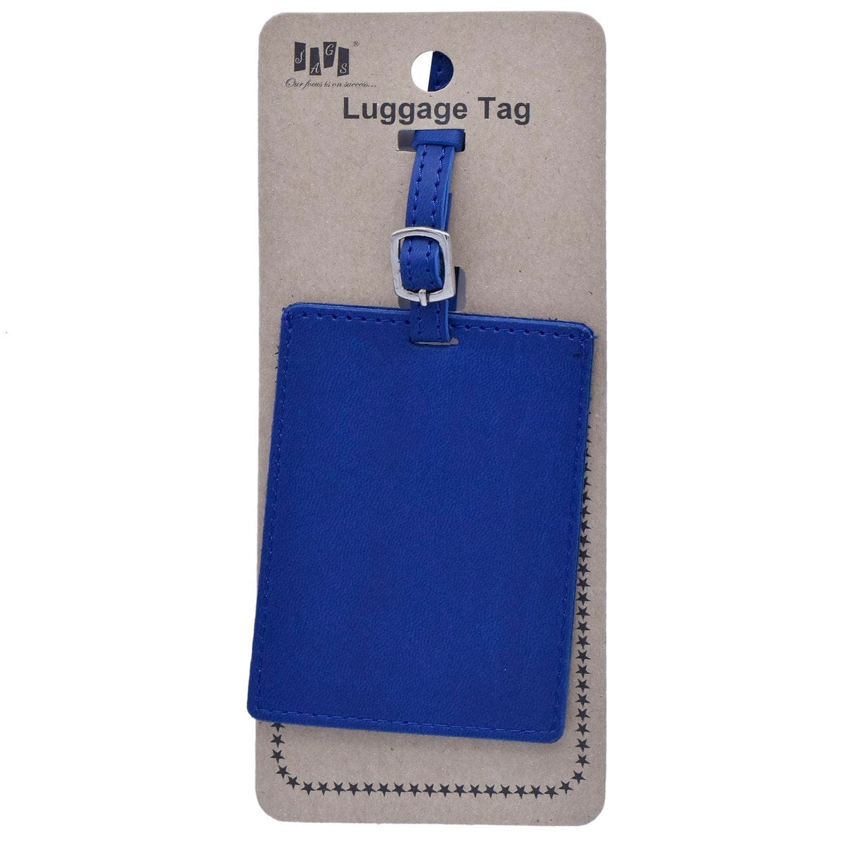 jags-mumbai Household Goods Blue Leatherette Luggage Tag