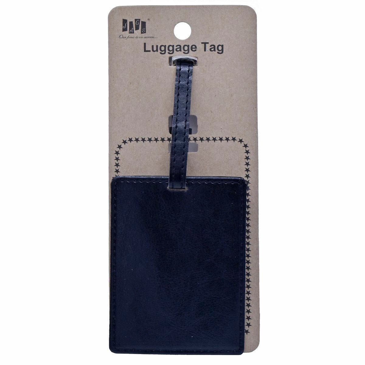 jags-mumbai Household Goods Luggage Tag Leatherette Black