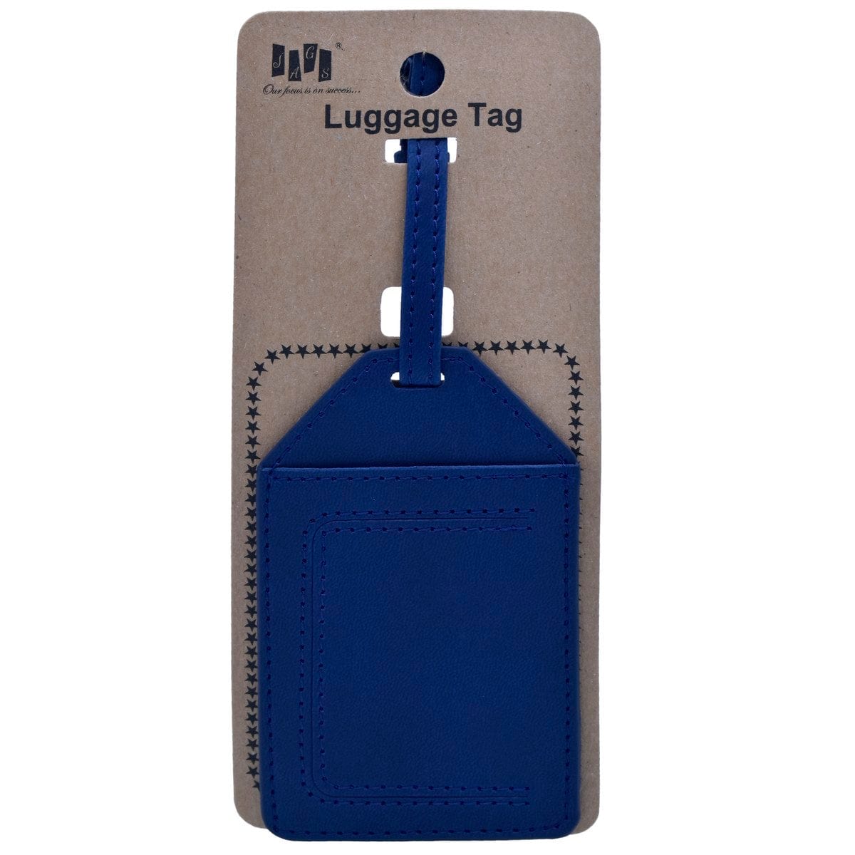 jags-mumbai Household Goods Luggage Tag Leatherette Blue