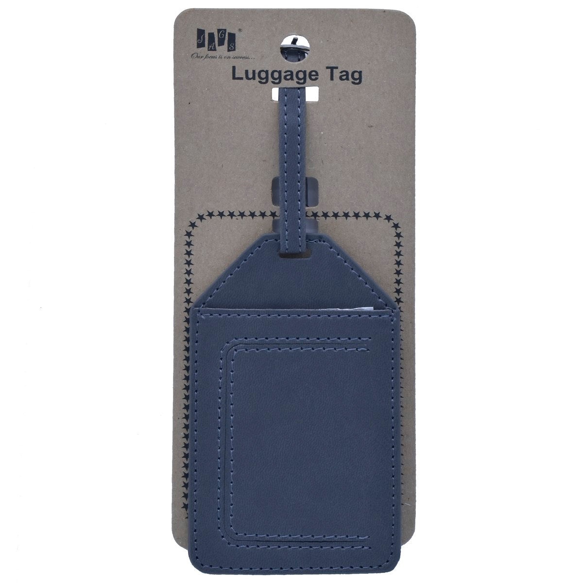 jags-mumbai Household Goods Luggage Tag Leatherette Grey