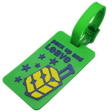 Luggage Tag Silicon Pack Up And Leave