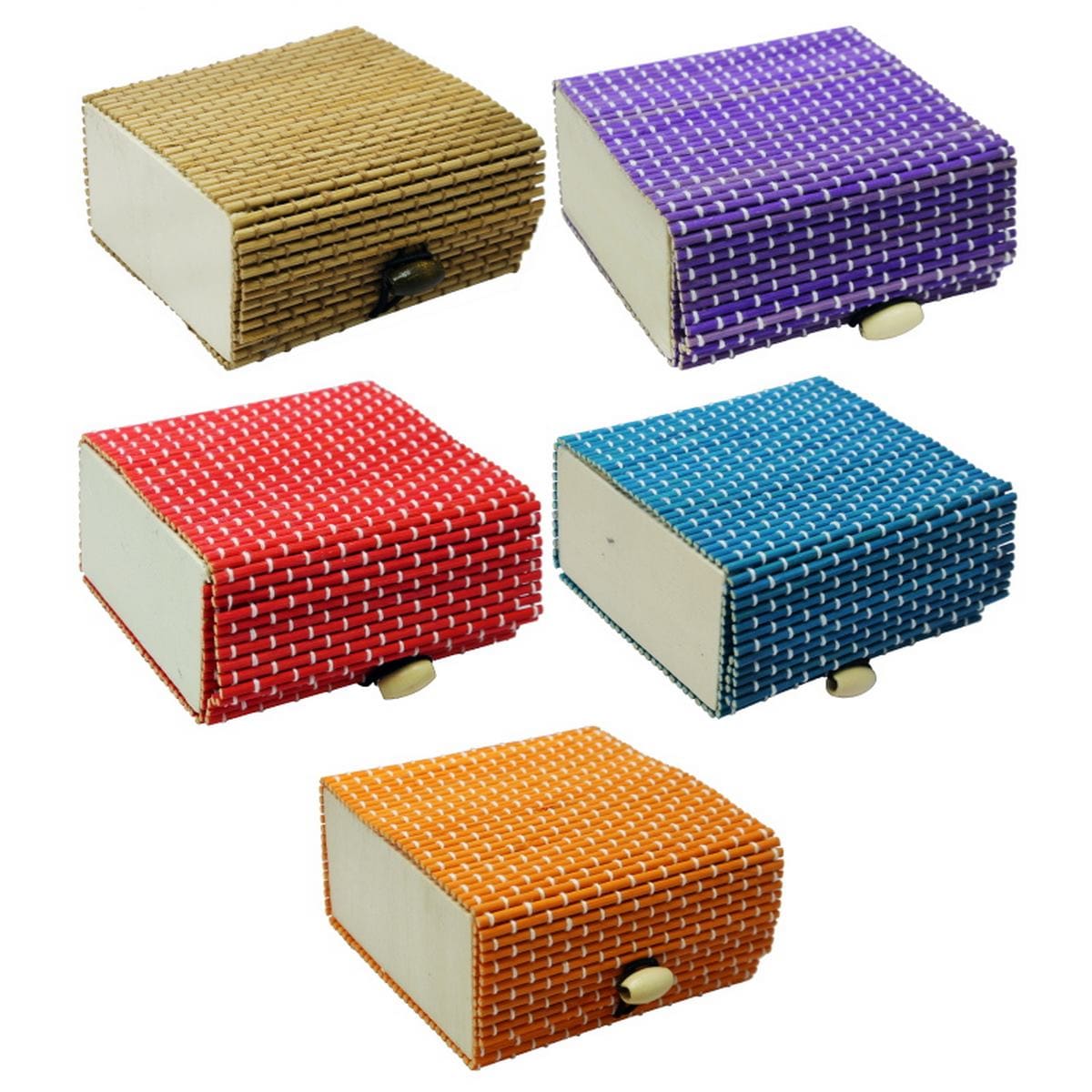 jags-mumbai Jewellery Box Bamboo box (Pack of two bamboo boxes)