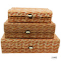 jags-mumbai Jewellery Box Bamboo Jewellery Box 3pc Set