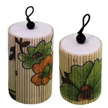 (Pack of 2 box) Loom Tree Bamboo Jewelry Organizer Storage Box Case Cosmetic Basket Holder Wood