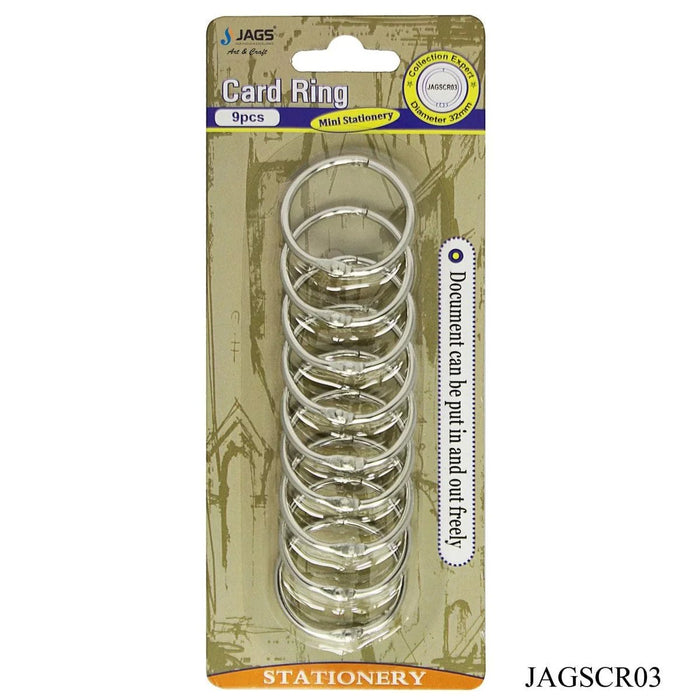 Card rings, Journal binding rings (pack of 8)-Size 25