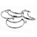 jags-mumbai Jewellery Diy Metal Imitation 4Pcs Silver Moon JRDA14