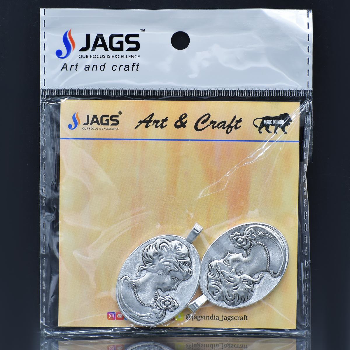 jags-mumbai Jewellery Metal Craft Fitting 2 Pcs