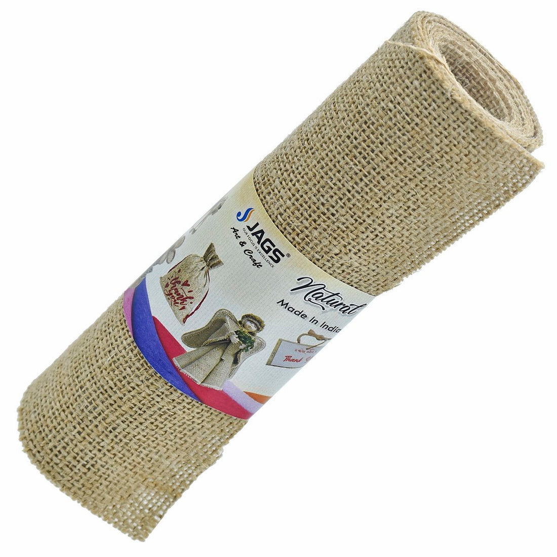 jags-mumbai Jute Hamper of Jags Jute Roll Lace Jut Colour 6Inch JJR6-14