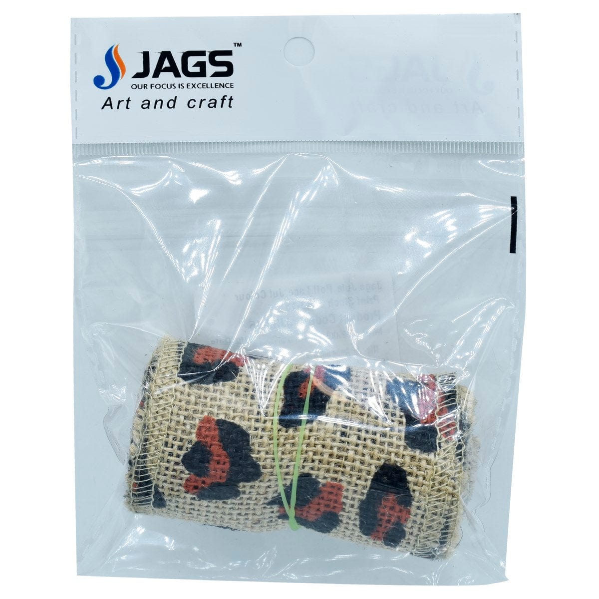 jags-mumbai Jute Hamper of Jags Jute Roll Lace Jut Colour Print 3Inch JJR3-15