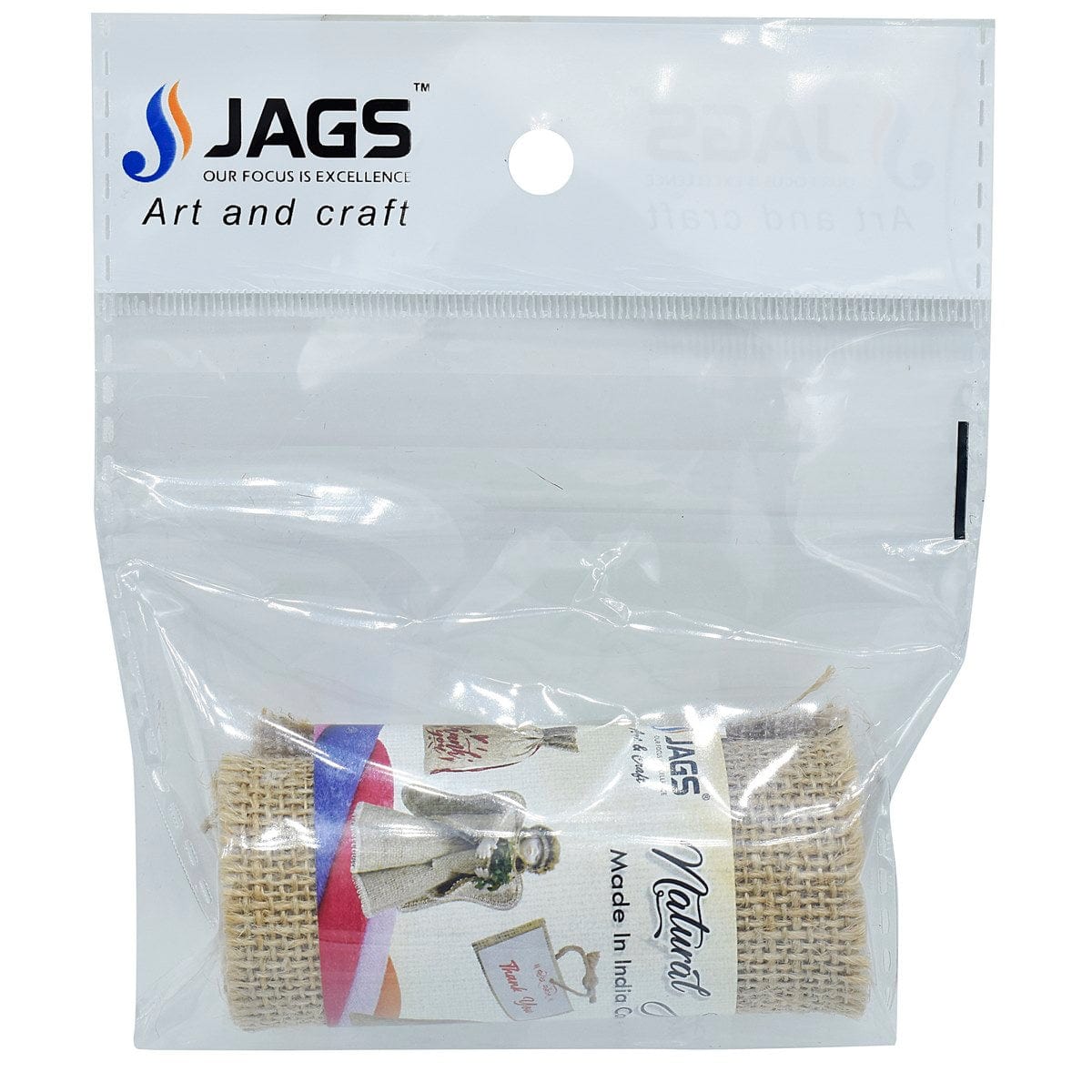 jags-mumbai Jute Jags Jute Roll Lace Jute Color 3 inch JJR3-14