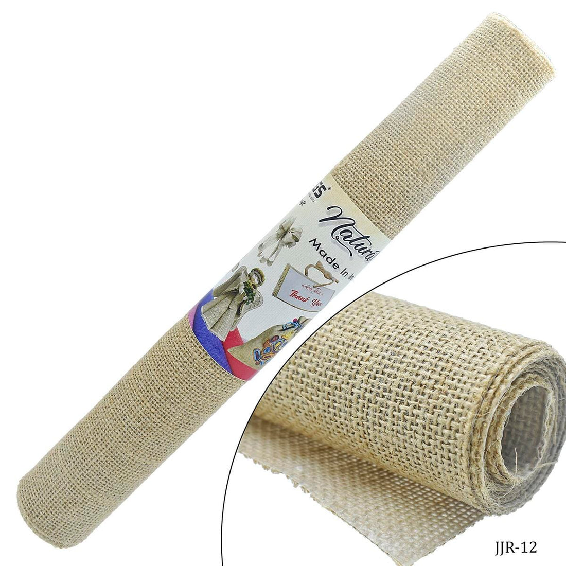 jags-mumbai Jute Jags Jute Roll Natural 12×39 inch JJR-12