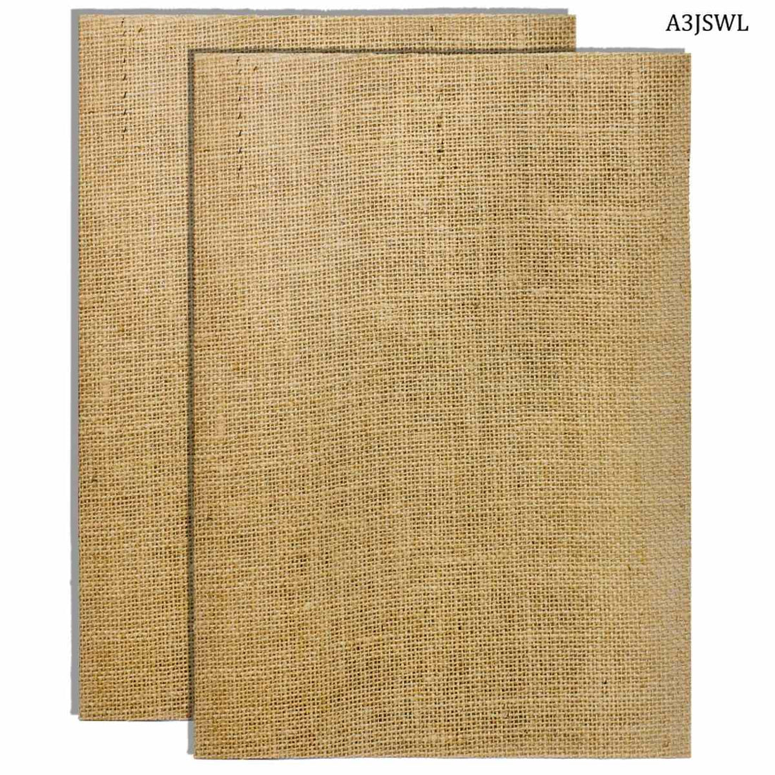 jags-mumbai Jute Ropes & Sheets Lustrous Jute: A3 Laminated Jute Sheet 2Pcs