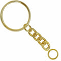 jags-mumbai Key Chain 12 Piece Golden keychain ring with ring