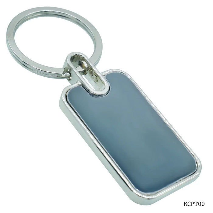 Key Chain Plain Two Side Plate