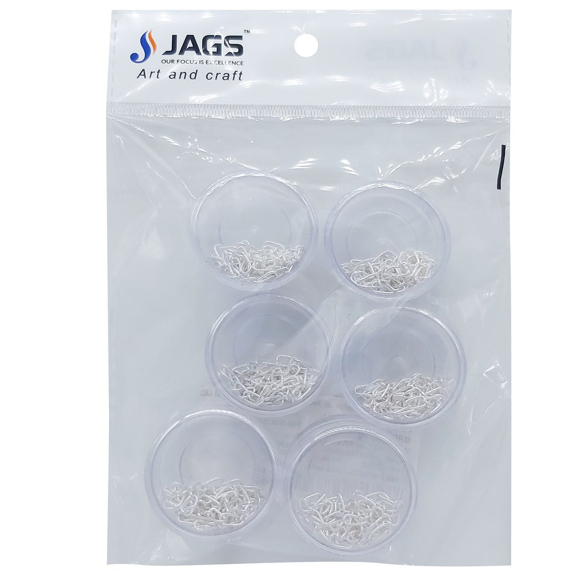 jags-mumbai Lace Chain for Jewelry & resin Necklace- Silver (set 0f 6 )