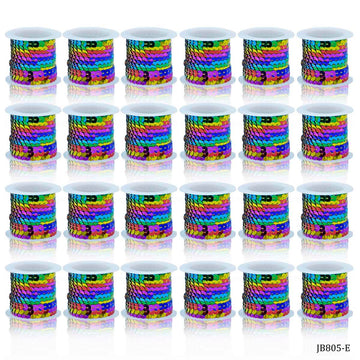 jags-mumbai Lace Craft Lace Rope Multi Colour 24Pcs
