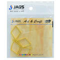 jags-mumbai Lamps & Lanterns Diy Metal Imitation 4Pc Rhombus Gold JRDA04