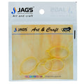 jags-mumbai Lamps & Lanterns Diy Metal Imitation 4Pcs Ovel Gold JRDA02