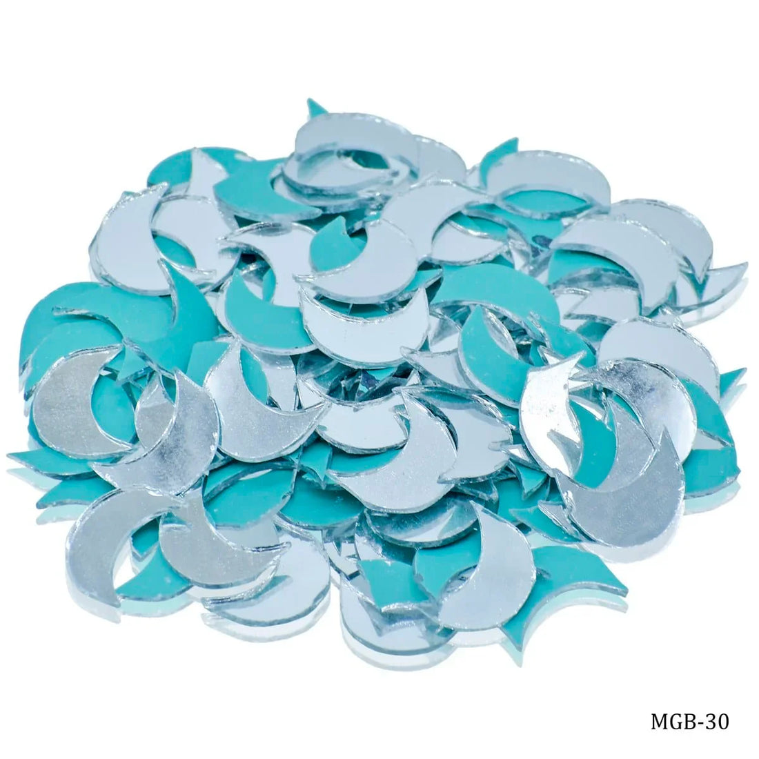 jags-mumbai Lippan Art And More Mirror For Lippan Art 50G Moon Shape Big 30 No MGB-30