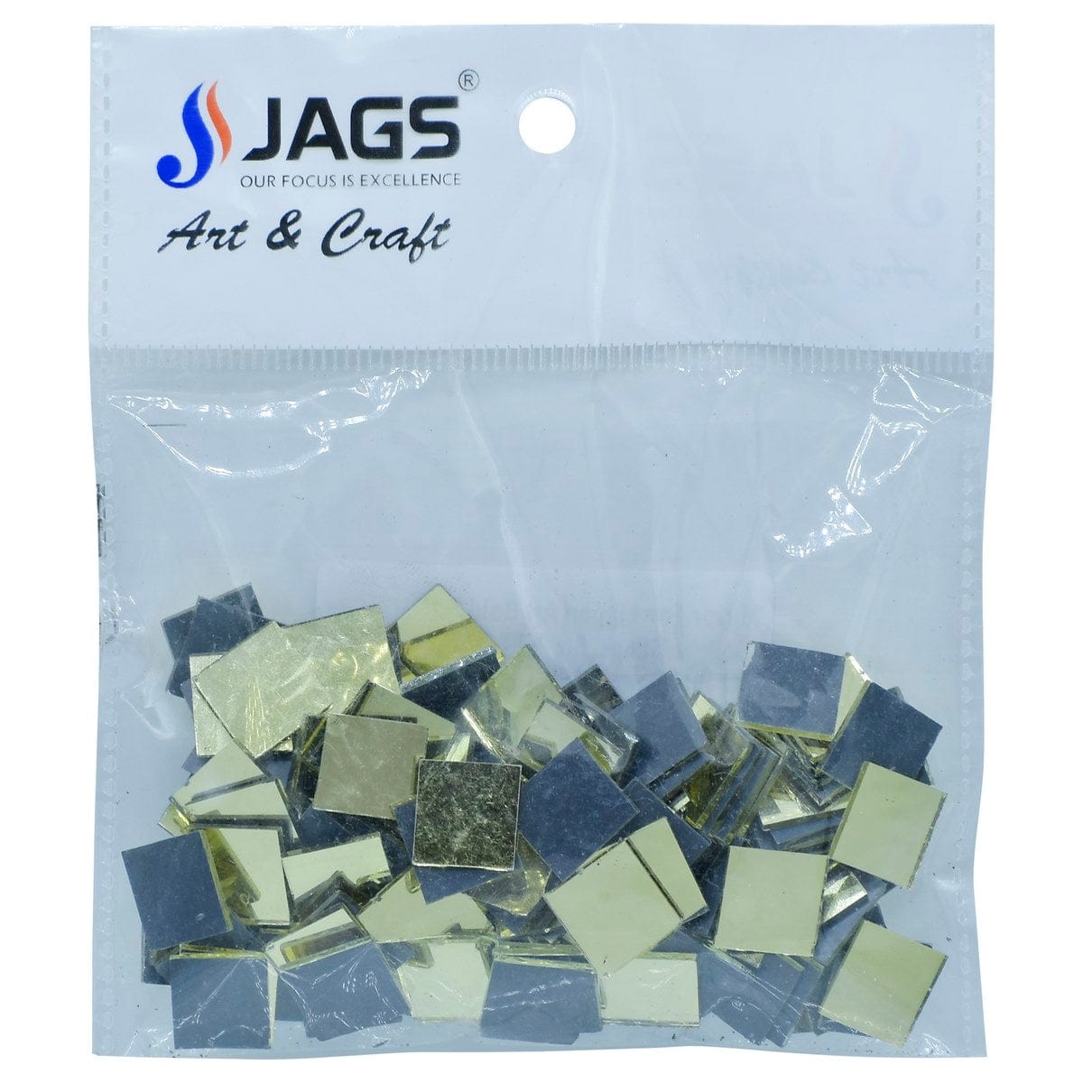 jags-mumbai Lippan Art And More Mirror For Lippan Art Gold 50G Square Shape Big MFLA07