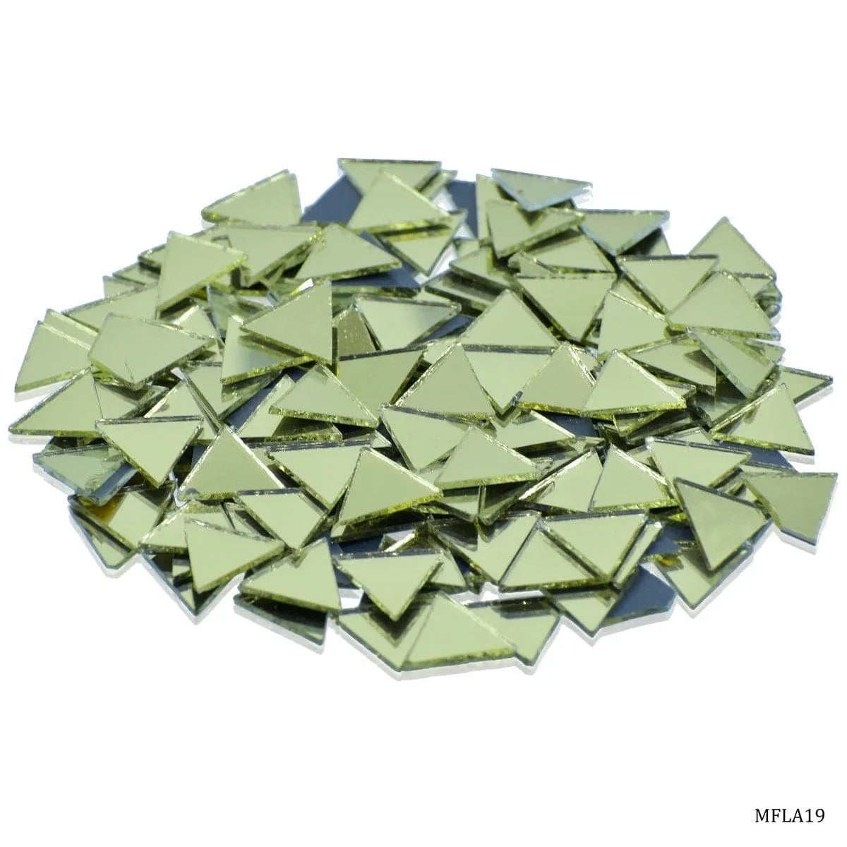 jags-mumbai Lippan Art And More Mirror For Lippan Art Gold 50G Triangel Shape Big MFLA19