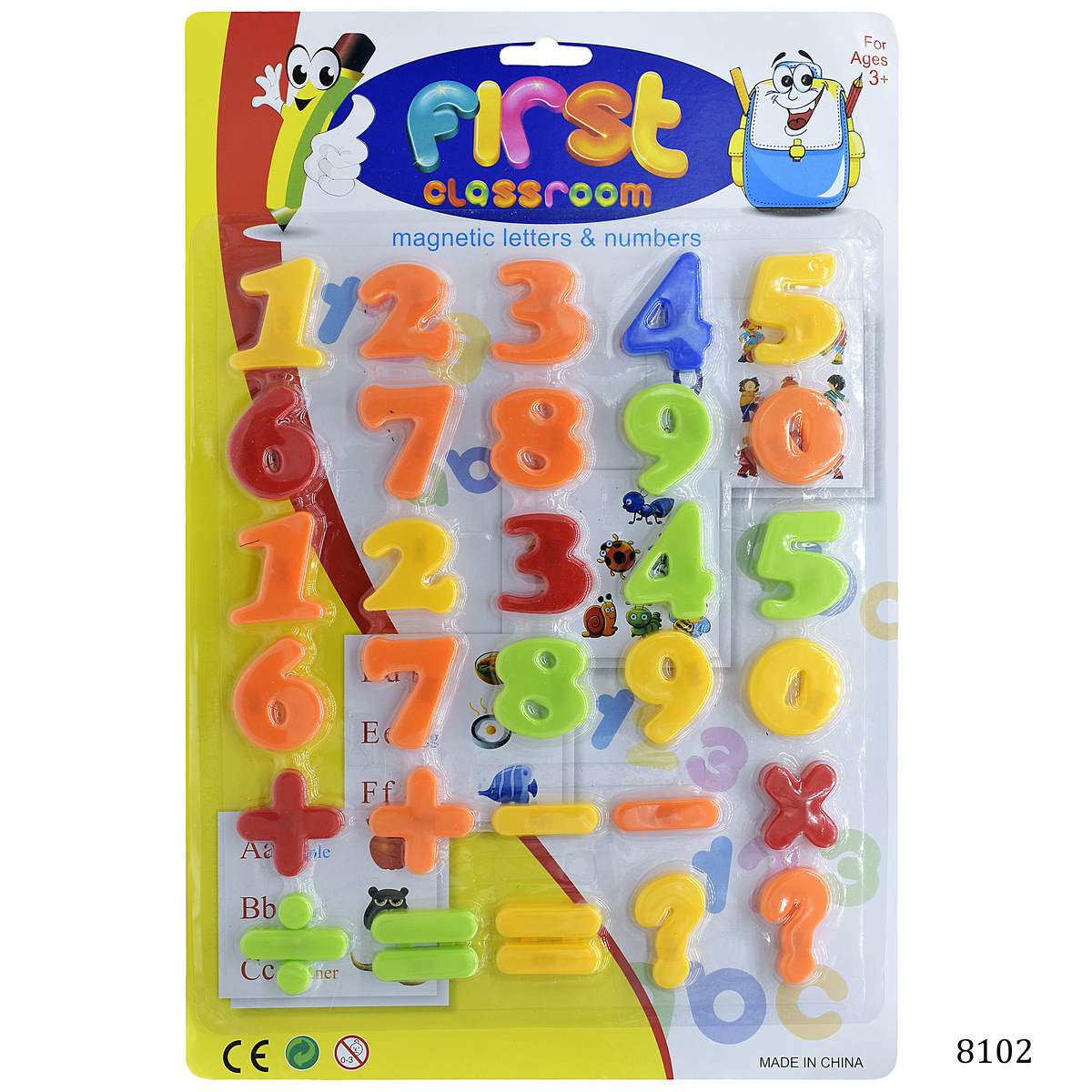 jags-mumbai Magnets Buttons & Coins Teaching Magnetic 30pcs Numbers & Symbols