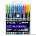 jags-mumbai Mandala & Art Pens Metal Pen Neon Color 1.0MM 12Pcs Set HC6407-12